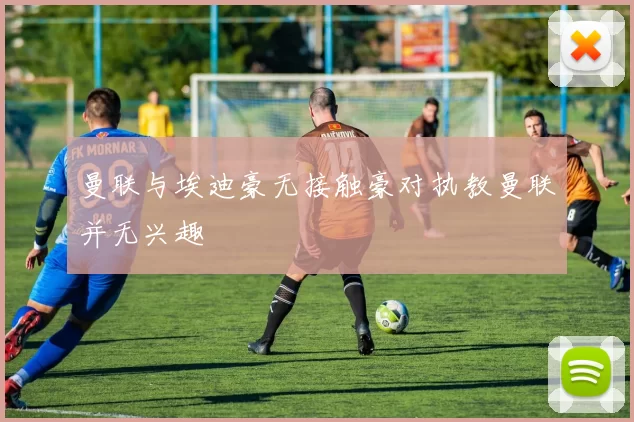 曼联与埃迪豪无接触豪对执教曼联并无兴趣